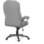 Kancelářské křeslo, houpací mechanismus, šedá látka, KA-C715 GREY2
