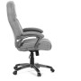 Kancelářské křeslo, houpací mechanismus, šedá látka, KA-C715 GREY2