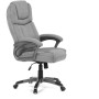 Kancelářské křeslo, houpací mechanismus, šedá látka, KA-C715 GREY2