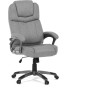 Kancelářské křeslo, houpací mechanismus, šedá látka, KA-C715 GREY2
