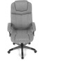 Kancelářské křeslo, houpací mechanismus, šedá látka, KA-C715 GREY2