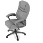 Kancelářské křeslo, houpací mechanismus, šedá látka, KA-C715 GREY2