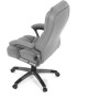 Kancelářské křeslo, houpací mechanismus, šedá látka, KA-C715 GREY2