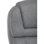 Kancelářské křeslo, houpací mechanismus, šedá látka, KA-C715 GREY2