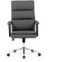 Kancelářské křeslo, houpací mechanismus, šedá ekokůže, KA-D8104 GREY