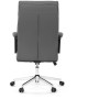 Kancelářské křeslo, houpací mechanismus, šedá ekokůže, KA-D8104 GREY