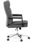 Kancelářské křeslo, houpací mechanismus, šedá ekokůže, KA-D8104 GREY