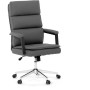 Kancelářské křeslo, houpací mechanismus, šedá ekokůže, KA-D8104 GREY