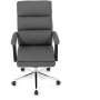 Kancelářské křeslo, houpací mechanismus, šedá ekokůže, KA-D8104 GREY