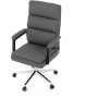 Kancelářské křeslo, houpací mechanismus, šedá ekokůže, KA-D8104 GREY