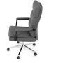 Kancelářské křeslo, houpací mechanismus, šedá ekokůže, KA-D8104 GREY
