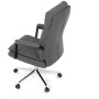 Kancelářské křeslo, houpací mechanismus, šedá ekokůže, KA-D8104 GREY