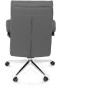 Kancelářské křeslo, houpací mechanismus, šedá ekokůže, KA-D8104 GREY
