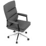 Kancelářské křeslo, houpací mechanismus, šedá ekokůže, KA-D8104 GREY