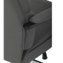 Kancelářské křeslo, houpací mechanismus, šedá ekokůže, KA-D8104 GREY