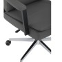 Kancelářské křeslo, houpací mechanismus, šedá ekokůže, KA-D8104 GREY