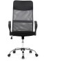 Kancelářská židle, houpací mechanismus, šedá síťovina, KA-E305 GREY