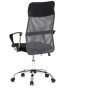 Kancelářská židle, houpací mechanismus, šedá síťovina, KA-E305 GREY