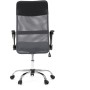 Kancelářská židle, houpací mechanismus, šedá síťovina, KA-E305 GREY