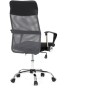 Kancelářská židle, houpací mechanismus, šedá síťovina, KA-E305 GREY