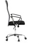 Kancelářská židle, houpací mechanismus, šedá síťovina, KA-E305 GREY