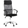 Kancelářská židle, houpací mechanismus, šedá síťovina, KA-E305 GREY