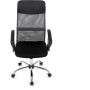 Kancelářská židle, houpací mechanismus, šedá síťovina, KA-E305 GREY