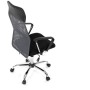 Kancelářská židle, houpací mechanismus, šedá síťovina, KA-E305 GREY