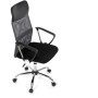 Kancelářská židle, houpací mechanismus, šedá síťovina, KA-E305 GREY