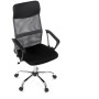 Kancelářská židle, houpací mechanismus, šedá síťovina, KA-E305 GREY