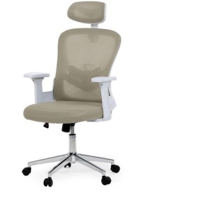 Kancelářská židle, houpací mechanismus, béžová síťovina, KA-K2031 BGE