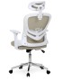 Kancelářská židle, houpací mechanismus, béžová síťovina, KA-K2031 BGE