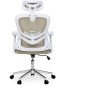 Kancelářská židle, houpací mechanismus, béžová síťovina, KA-K2031 BGE