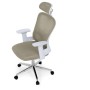Kancelářská židle, houpací mechanismus, béžová síťovina, KA-K2031 BGE