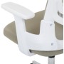 Kancelářská židle, houpací mechanismus, béžová síťovina, KA-K2031 BGE