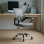Dětská židle, výškově nastavitelná, šedá síťovina, KA-L103 GREY