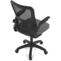 Kancelářská židle, houpací mechanismus, šedá síťovina, KA-K2006 GREY