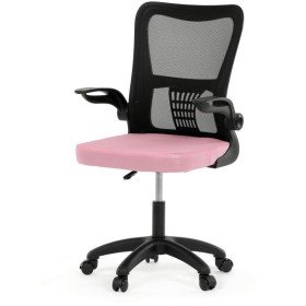 Kancelářská židle, houpací mechanismus, růžová síťovina, KA-K2006 PINK
