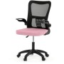 Kancelářská židle, houpací mechanismus, růžová síťovina, KA-K2006 PINK