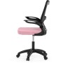 Kancelářská židle, houpací mechanismus, růžová síťovina, KA-K2006 PINK