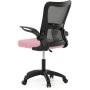 Kancelářská židle, houpací mechanismus, růžová síťovina, KA-K2006 PINK