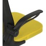 Kancelářská židle, houpací mechanismus, žlutá síťovina, KA-K2006 YEL