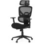 Kancelářská židle, houpací mechanismus, černá látka, KA-Q8203 BK