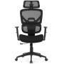 Kancelářská židle, houpací mechanismus, černá látka, KA-Q8203 BK
