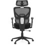 Kancelářská židle, houpací mechanismus, černá látka, KA-Q8203 BK
