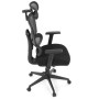 Kancelářská židle, houpací mechanismus, černá látka, KA-Q8203 BK