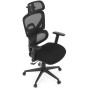 Kancelářská židle, houpací mechanismus, černá látka, KA-Q8203 BK