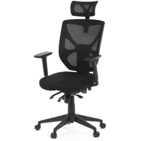 Kancelářská židle, synchronní mechanismus, černá, KA-Q8250 BK