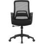 Kancelářská židle, houpací mechanismus, černá síťovina, KA-S3015 BK