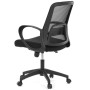 Kancelářská židle, houpací mechanismus, černá síťovina, KA-S3015 BK
